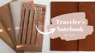 How to Set Up Your Traveler's Notebook | A Guide for Beginners
