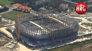 ARENA ZAGREB - Aerial TV footage