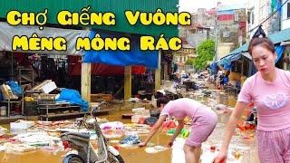 Siêu Bão Đi Qua Để Lại Biển Rác Mênh Mông Chợ Giếng Vuông Lạng Sơn | Dọn Rác Chợ Giếng Vuông