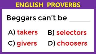 Only 10% Can Pass This Test | Proverbs Quiz ️