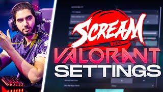 SCREAM VALORANT SETTINGS! (Liquid Scream Valorant Settings 2021)