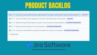 How to create Product Backlog in Jira - What is Product Backlog