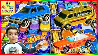 Учим МАРКИ МАШИН Hot Wheels и БОЛЬШАЯ коллекция ХОТ ВИЛС! Развивающее видео для детей