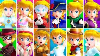 Princess Peach Showtime - All Transformations Cutscenes