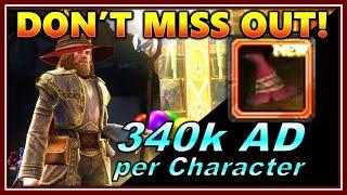 LIMITED TIME: 340k AD in 20 mins per Character! How to Farm for Elminster Simulacrum! - Neverwinter