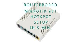 Router Mikrotik 951 Hotspot Setup