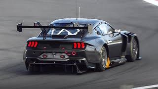 All Carbon Ford Mustang GT3 Testing at Monza Circuit! (HQ Audio)