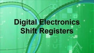 Digital Electronics - Shift Registers