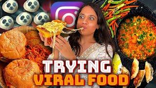 I Only Ate Viral Reel/Shorts Food For 24 Hours Of Different Countries | @sosaute #viralfood