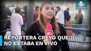 Reportera de Tijuana se equivoca en plena transmisión en vivo