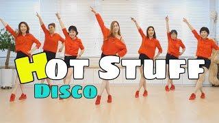 Hot Stuff-Line Dance (Beginner)70~80팝을즐기면서씐나게디스코리듬에빠진다