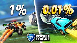 How much better is a Top 0.01% vs Top 1% Rocket League player?