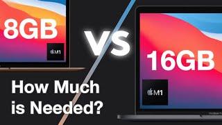 8GB VS 16GB RAM on the New M1 MacBook – How Much RAM do you need?