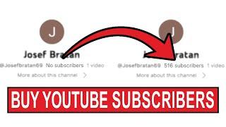 HOW TO BUY YOUTUBE SUBSCRIBERS 2024