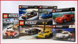 LEGO SPEED CHAMPIONS 2019 SETS COLLECTION/COMPILATION