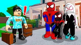 Adopted By SPIDERMAN Family! (Roblox)