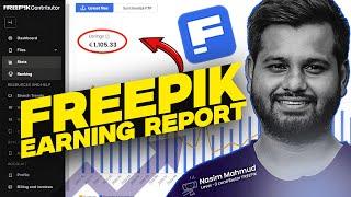 My Freepik Earnings Revealed | How Much I Really Earned on Freepik Earnings Report