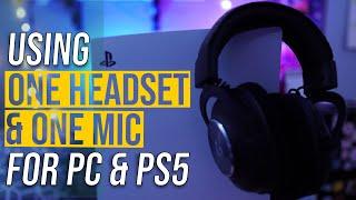 How YOU Can Use One Headset One Microphone for Both PS5 AND PC!