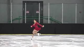 Rebecca Sun | Novice Women Short Program | 2025 Midwestern Sectional Singles Final