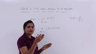 Initial & Final Value Theorems in Z-Transform