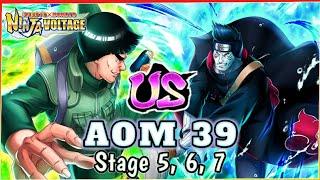 [AOM 39] Fortress & Giant Boss (Stage 5, 6, 7) US Rank Without Jiraiya (New Kit)! | NxB NV