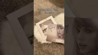 Signed TTPD Vinyl Unboxing #taylorswift #tsttpd