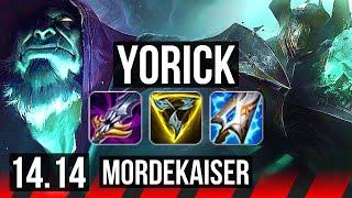 YORICK vs MORDEKAISER (TOP) | Rank 4 Yorick | VN Master | 14.14