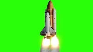 Green Screen - NASA Space Shuttle Taking Off
