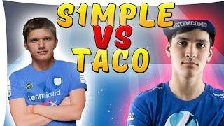 CSGO : (DRAMA ALERT) s1mple vs TACO ft. Stewie﻿ the nice guy,Roca