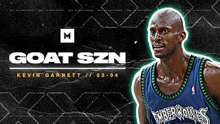 Kevin Garnett's 2003-04 MVP Season Highlights | GOAT SZN