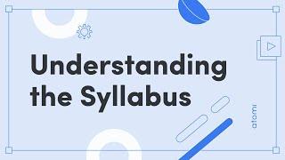 Study Skills: Understanding the Syllabus