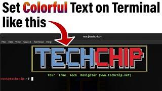 Set Stylish Colorful text banner on Linux/Unix Terminal [Hindi]