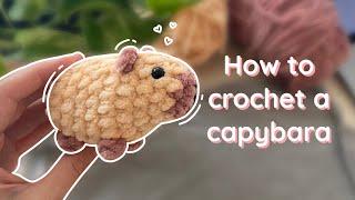 How to crochet a capybara Crochet Tutorial: Step-by-Step for Beginners DIY