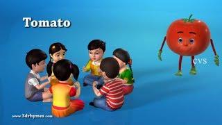 Learn Vegetables song  - 3D Animation Learning English preschool rhymes for children