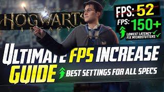  HOGWARTS Legacy: Dramatically increase performance / FPS with any setup! *BEST SETTINGS* ANY PC 