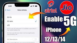 How To Activate 5g on iPhone 12/13/14 | 5g Network Not Showing in iPhone |How To Use 5g in iPhone 12