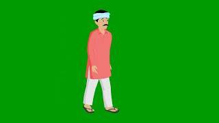 #cartoon character green screen#copyrightfree (Indian character)