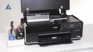 How to install CISS for Epson Stylus Photo R3000 printer from INKSYSTEM? Tutorial