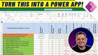 Turn a Spreadsheet into a Power Apps Easily