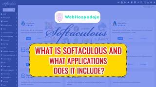 What is Softaculous and what Applications does it include?