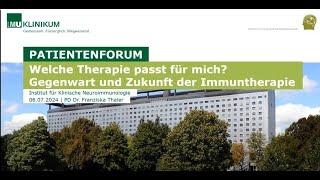 Welche Therapie passt für mich? Gegenwart und Zukunft der Immuntherapie