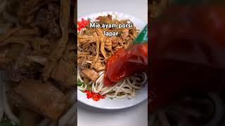 MIE AYAM PORSI BLM MAKAN DARI RUMAH JLN GUNTUR GARUT #mieayamgarut #food #mieayam #shorts