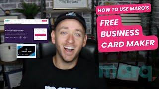 How To Use Free Business Card Maker | Marq