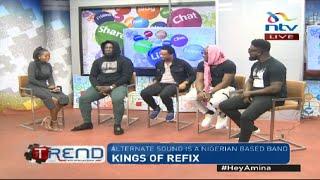 Alternate Sound, Nigeria-based band, live on #theTrend