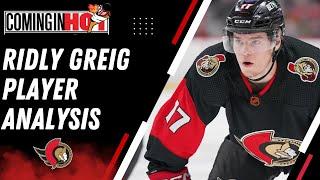 Ridly Greig Player Analysis : Ottawa Senators | Coming in Hot