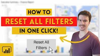 Power BI | CLEAR ALL FILTERS Button With This SIMPLE Method!