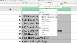How to break or split address into separated parts in Excel?