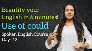 Use of Could with Examples | Modal Verb | Could in Hindi | English Speaking Course -  Day 12 |