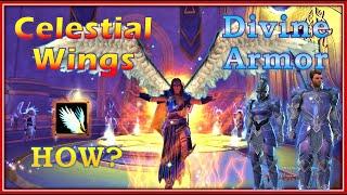 HOW to GET the Angel WINGS Mount & Divine Armor - Amazing Fashion! Milestone IV Mod 19 Neverwinter