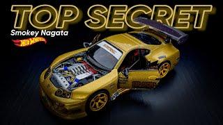 The marvelous Smokey Nagata Supra MK4 V12 Engine Top Secret Hot Wheels Custom